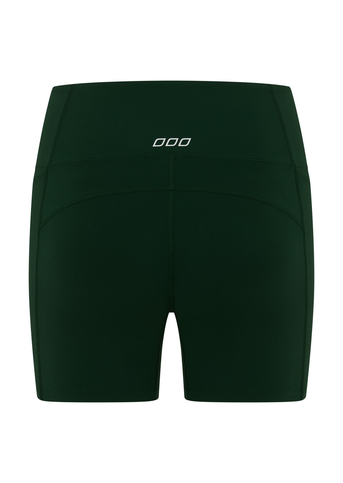 Lorna Jane Amy No Ride Phone Pocket 14cm Bike Shorts - Dark Green