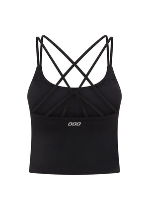 Lorna Jane Lotus Bra Tank Combo - Recycled Black