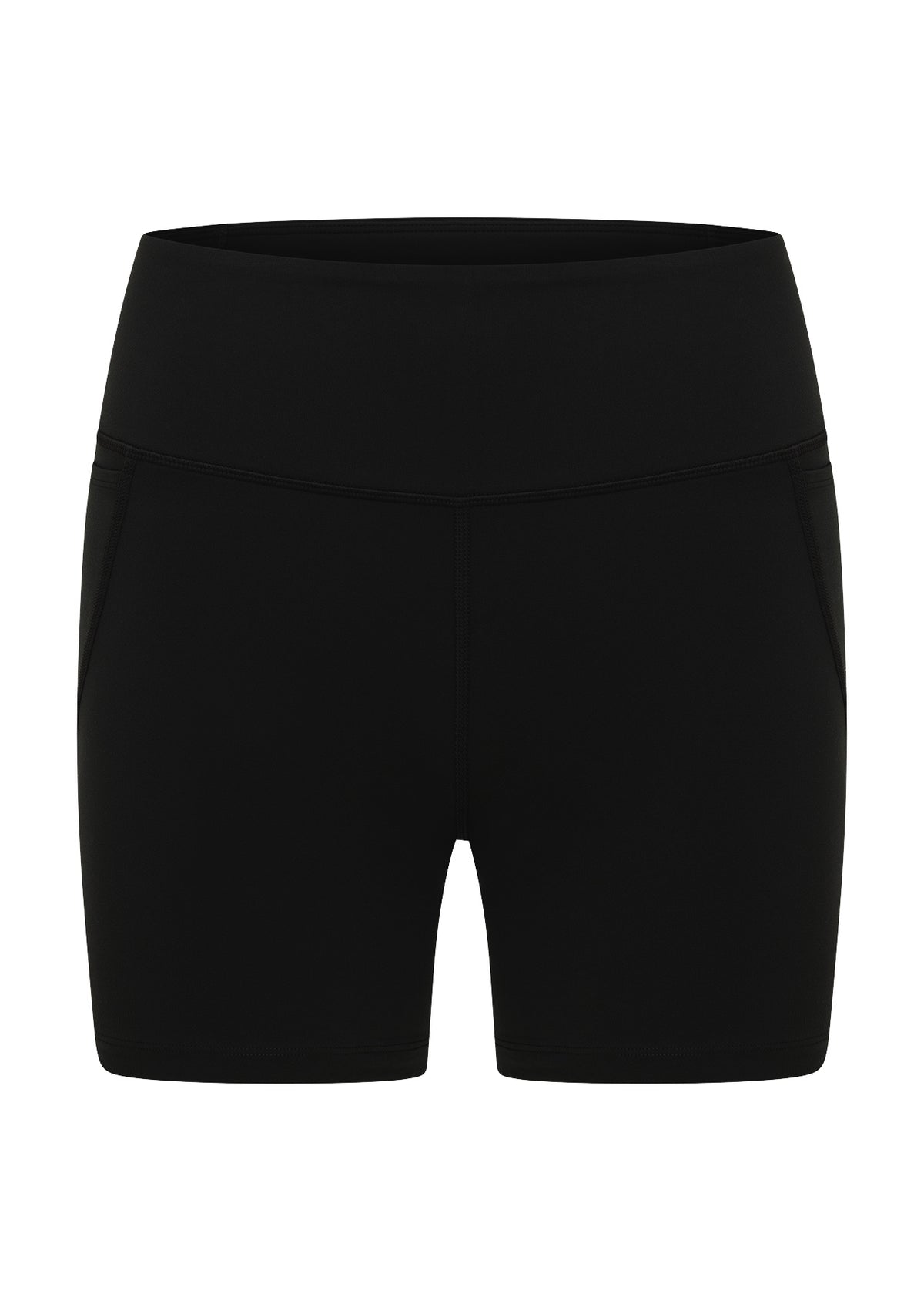 Lorna Jane Amy No Chafe Phone Pocket 14cm Bike Shorts - Recycled Black