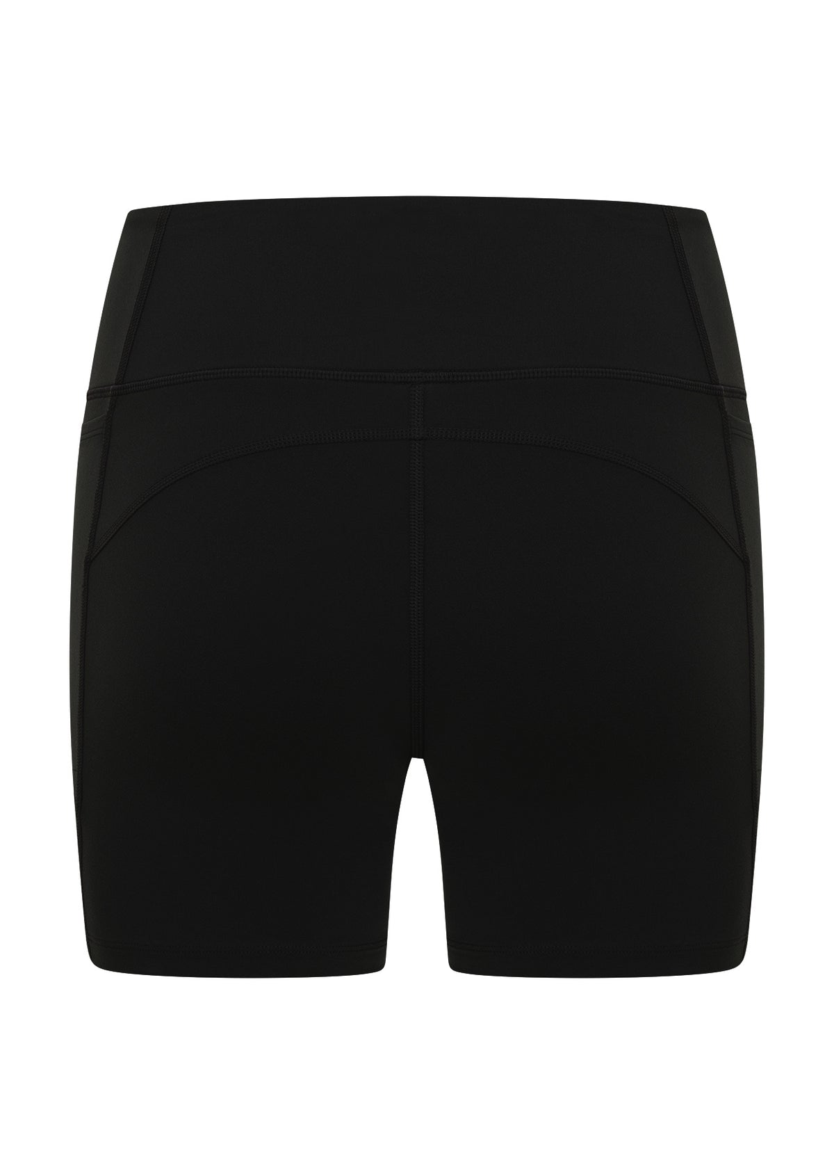 Lorna Jane Amy No Chafe Phone Pocket 14cm Bike Shorts - Recycled Black