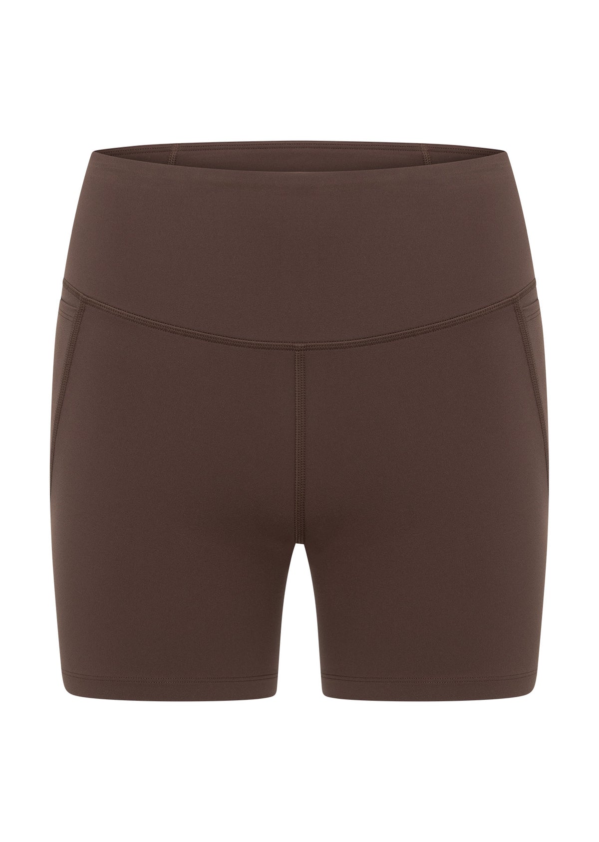 Lorna Jane Amy No Chafe Phone Pocket 14cm Bike Shorts - Cinnamon