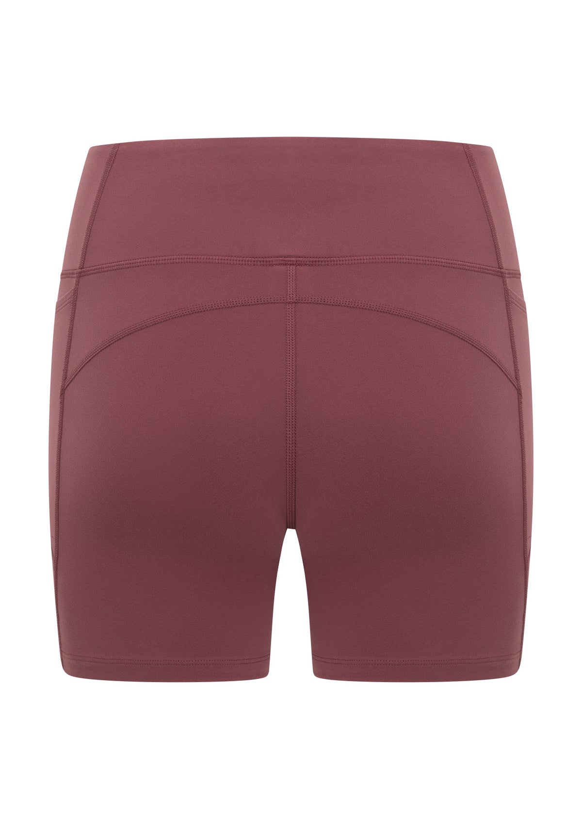 Lorna Jane Amy No Chafe Phone Pocket 14cm Bike Shorts - Dark Rose Blush