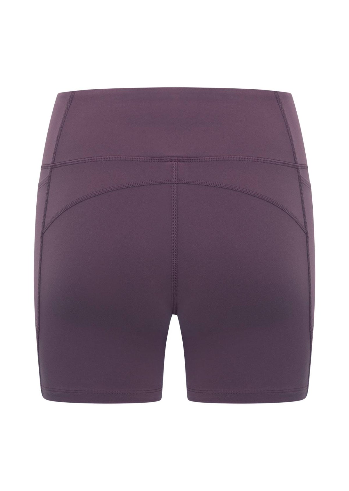 Lorna Jane Amy No Chafe Phone Pocket 14cm Bike Shorts - Midnight Plum