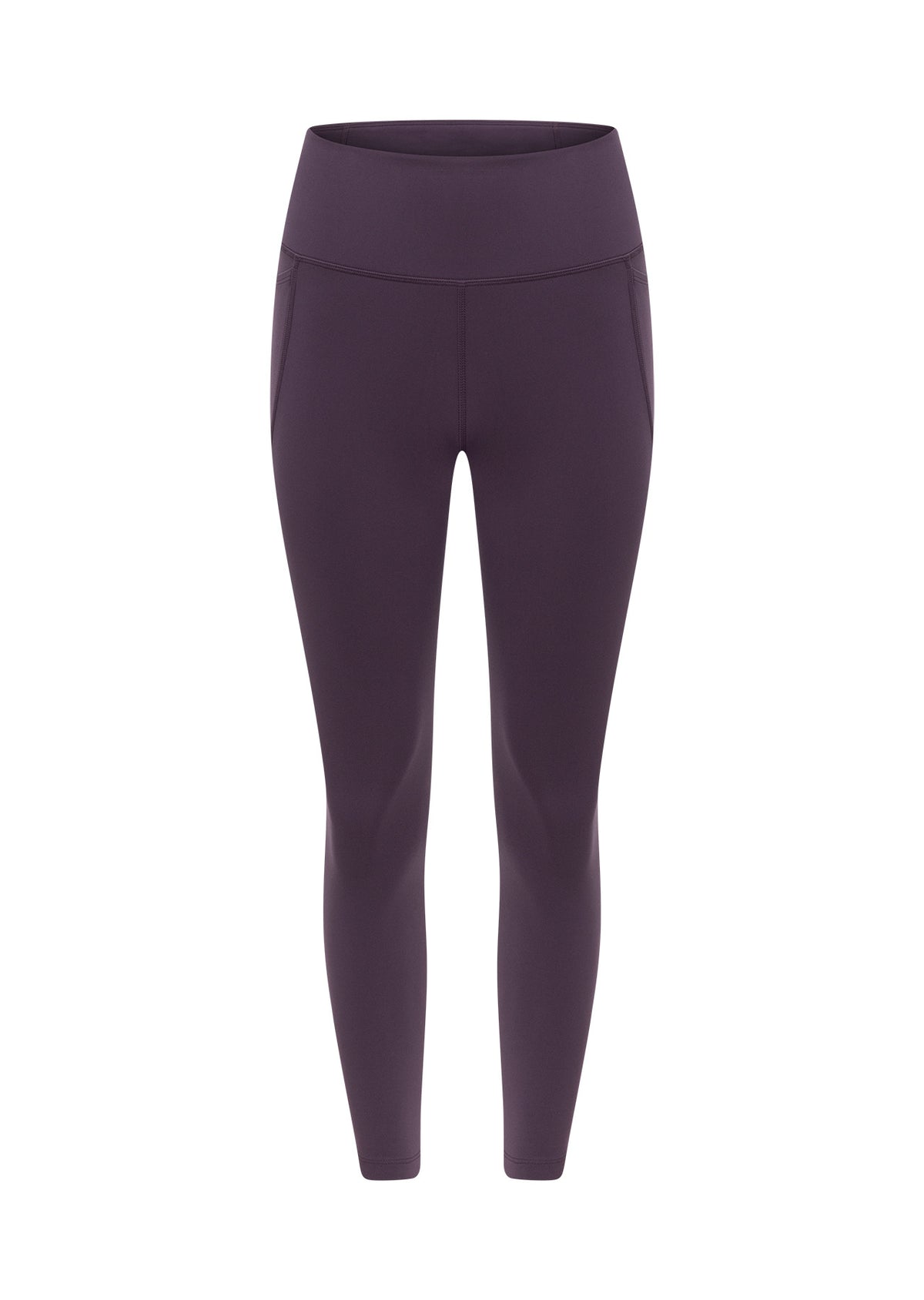 Lorna Jane Amy No Chafe Phone Pocket Ankle Biter Leggings - Midnight Plum
